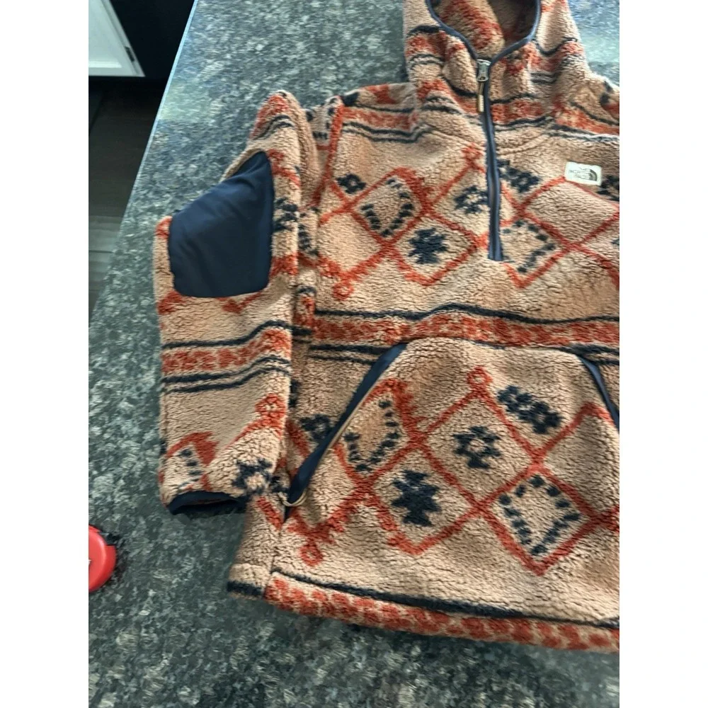 The North Face Sweater Mens S Brown Campshire Pullover‎ Hoodie Fleece Jacket